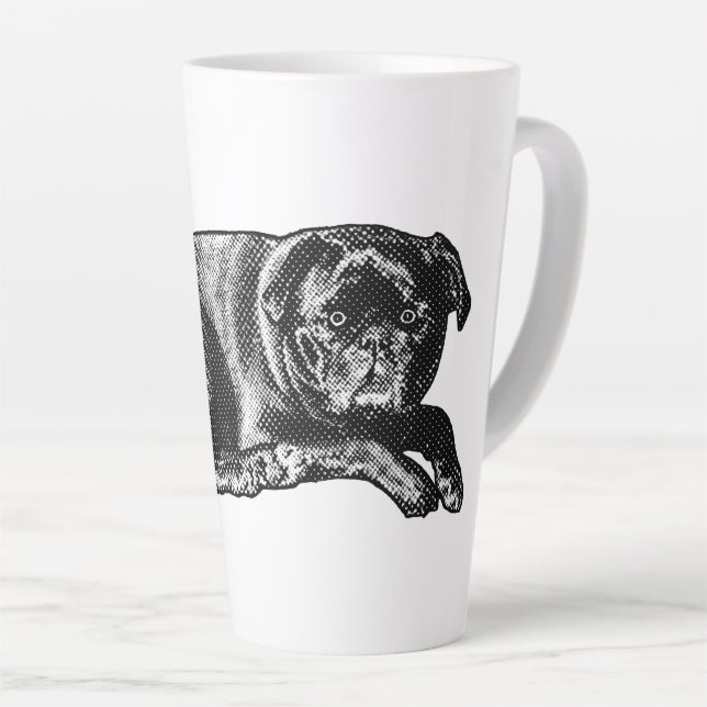 Tasse Latte Regard Décontracté, Confort Matinal (Angle droit)