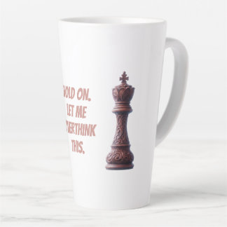 Tasse Latte Reine Réfléchis à Cela
