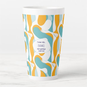 Tasse Latte Remerciement à un Enseignant –  Personnalisé
