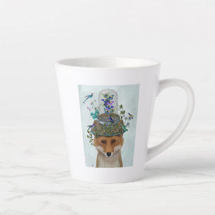 Tasse Latte Renard avec papillon Bell Jar