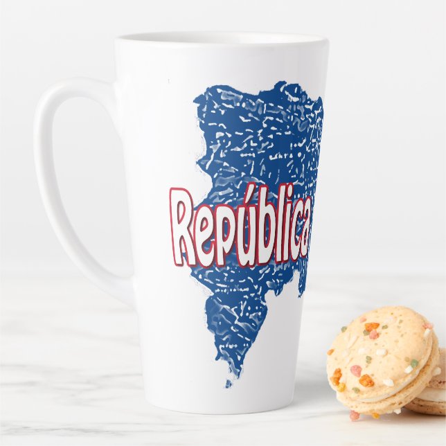 Tasse Latte République dominicaine (En situation)