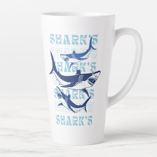 TASSE LATTE REQUINS, REQUINS, REQUINS, STYLE (Droite)
