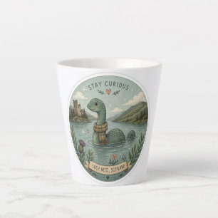 Tasse Latte Restez Curieux Cozy Cryptide Nessie Monstre du Loc