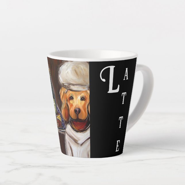 TASSE LATTE RETRIEVER DORE  (Angle droit)