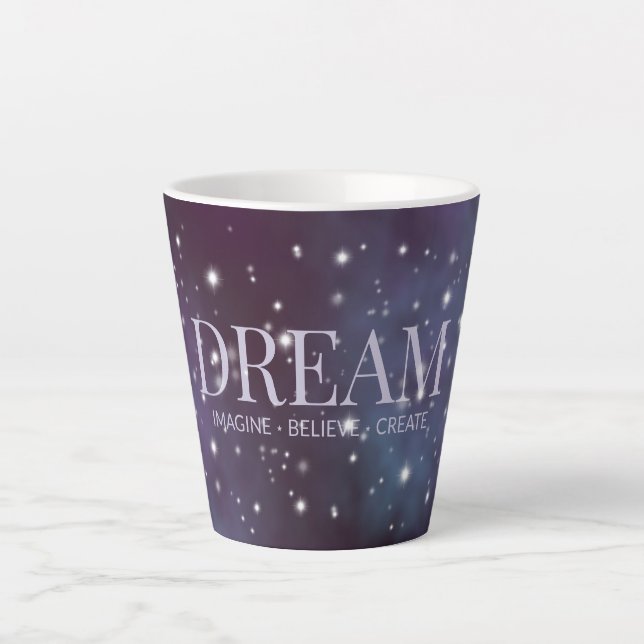 Tasse Latte Rêve mystique Dusty Violet (Devant)