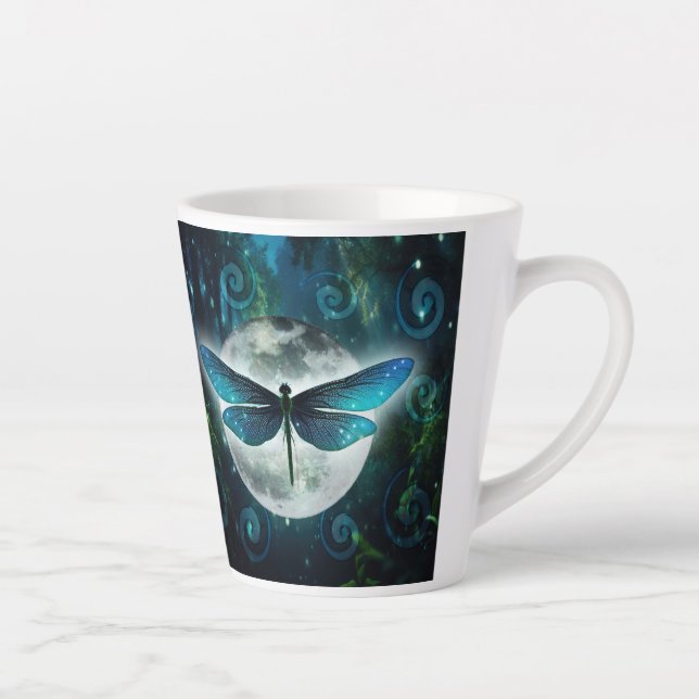 Tasse Latte Rêves de Libellule (Droite)