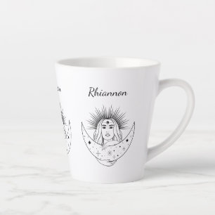 Tasse Latte Rhiannon Celtic Welsh Moon déesse Pagan Wicca
