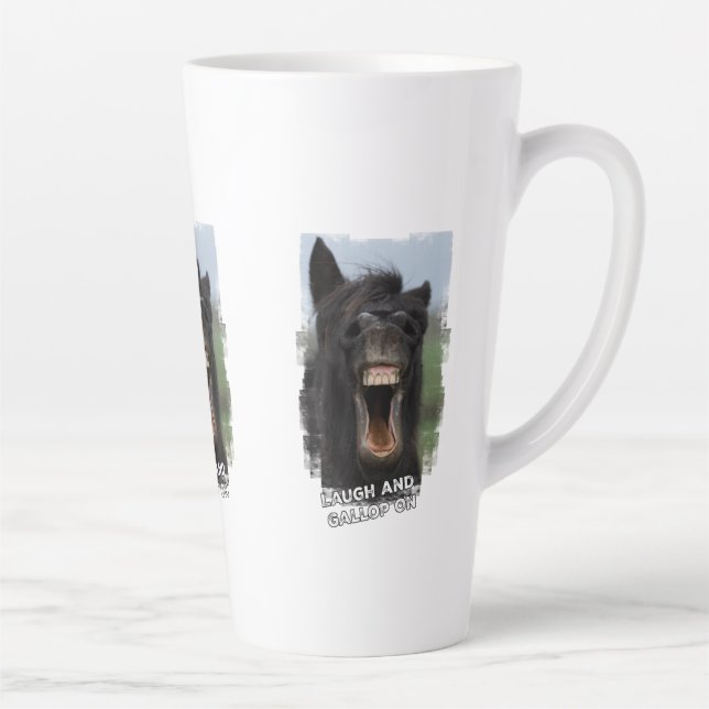 Tasse Latte Rire et Gallop On (Droite)
