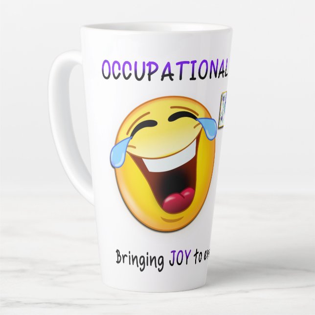 Tasse Latte Rire OT (Angle gauche)