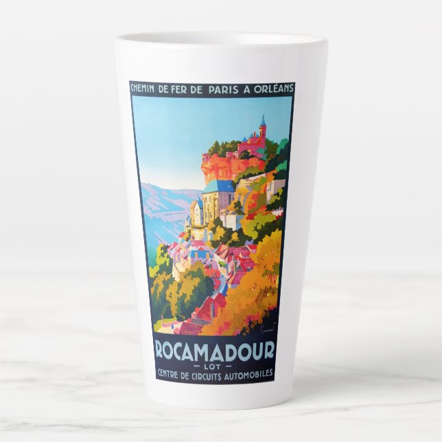 Tasse Latte Rocamadour, département du Lot (Devant)