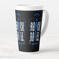 Roche vintage et bleu rouleau