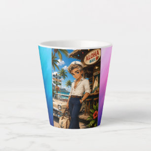 Tasse Latte Rockachibi Bruce aurore – Idée Cadeau Vintage
