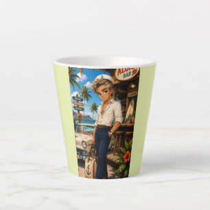 Tasse Latte Rockachibi Bruce – Idée Cadeau Vintage