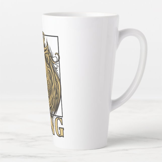 Tasse Latte Roi (Droite)
