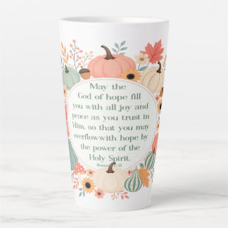 Tasse Latte Romains 15:13 Automne