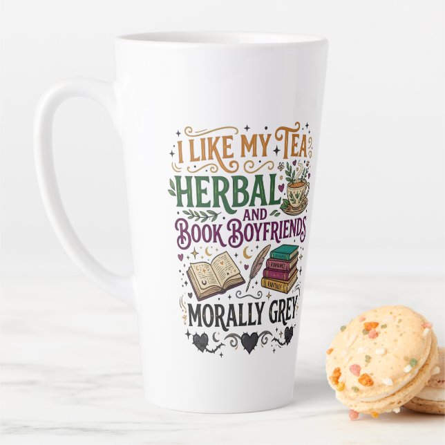 Tasse Latte Romantasy Girlie Morally Grey Book Boyfriend (En situation)