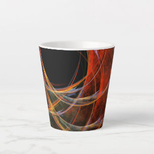 Tasse Latte Rompre le cercle de l'art Abstrait