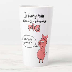 Tasse Latte Ronchon le cochon