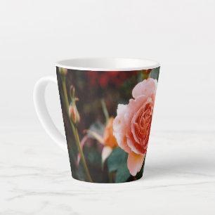Tasse Latte Rose d'automne
