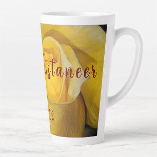 Tasse Latte Rose jaune
