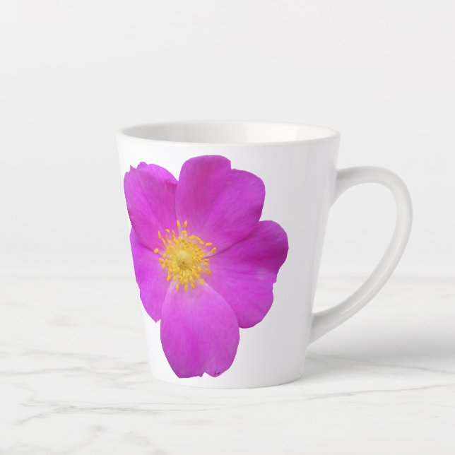 Tasse Latte Rose sauvage 2 (Droite)
