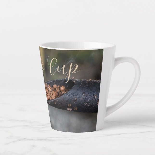 Tasse Latte Rôti à l'ancienne "De la ferme à la tasse" (Droite)