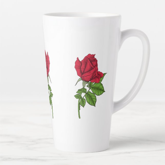 Tasse Latte Rouge (Droite)