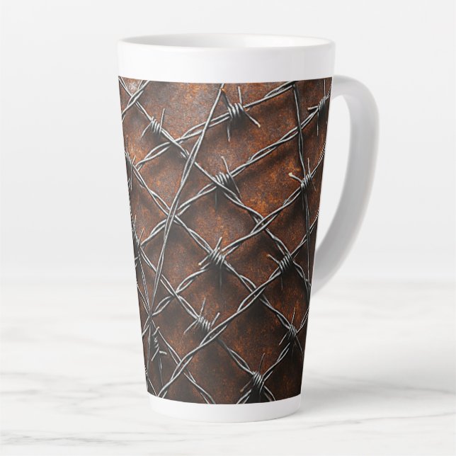 Tasse Latte Rouille barrée (Angle droit)