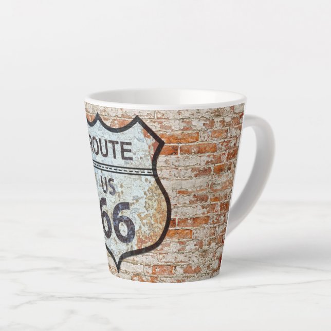 TASSE LATTE ROUTE US 66 (Angle droit)