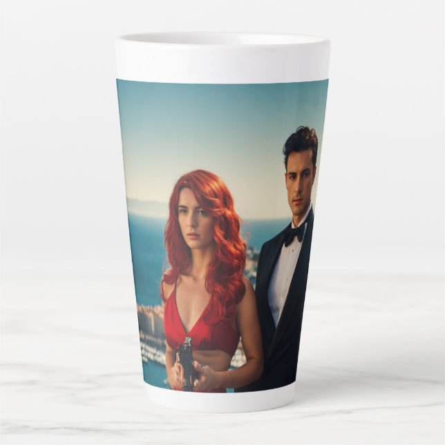 Tasse Latte #RoutineMatinaleTasseDeLatté (Devant)