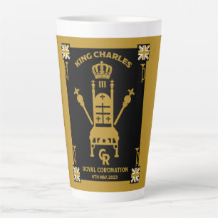 Tasse Latte Royal Coronation King Charles III