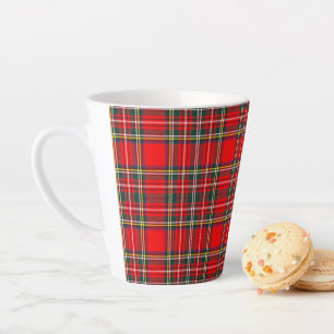 Tasse Latte Royal Stewart Clan Tartan Plaid