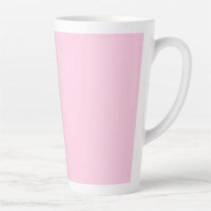 Tasse Latte Ruban rose clair uni mignon pour la sensibilisatio
