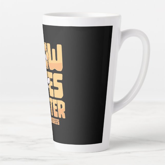 Tasse Latte Ruches de flux Matt Bees (Droite)