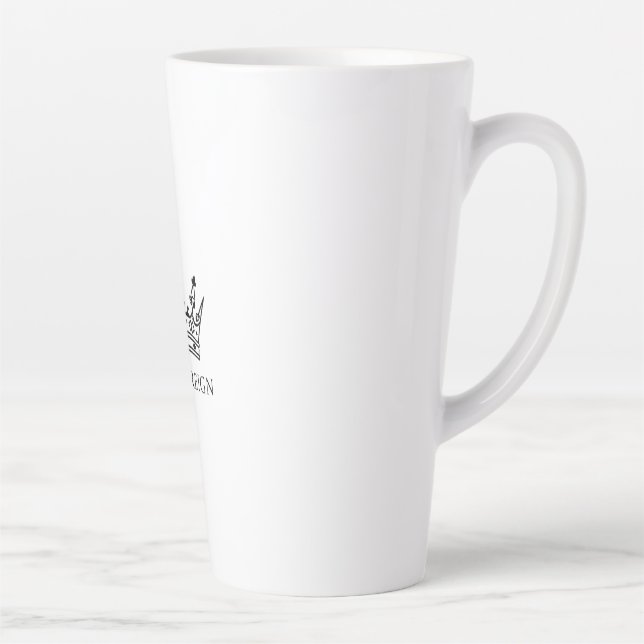 Tasse Latte Sac fourre-tout Sassy Reign  (Droite)