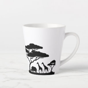 Tasse Latte Safari Faune Africaine