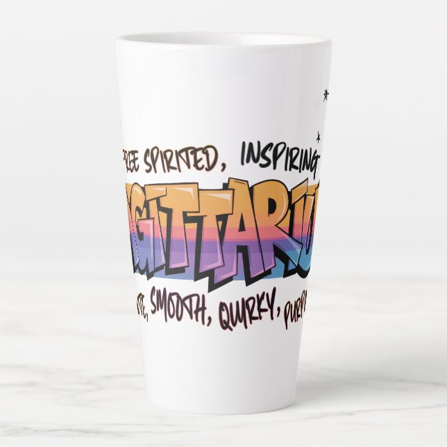 Tasse Latte Sagittaire (Devant)