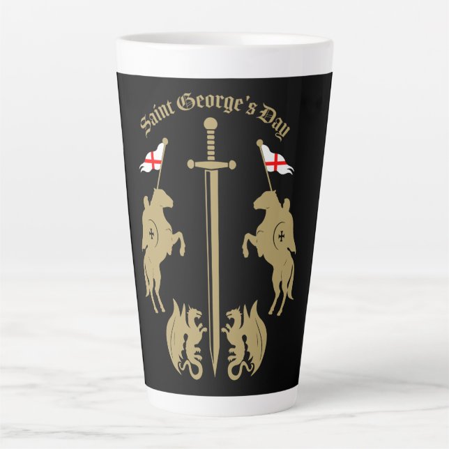 Tasse Latte Saint George's Day (Devant)