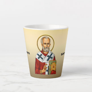 Tasse Latte Saint Nicolas saints orthodoxe serbe icône