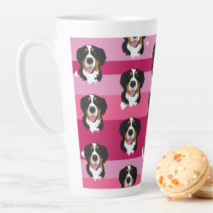 Tasse Latte Saint Valentin Bernese Mountain Dog