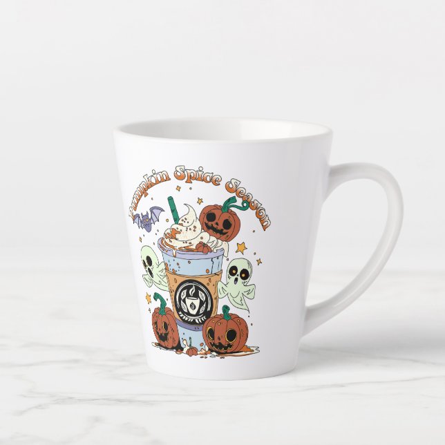 Tasse Latte Saison citrouille des épices (Droite)