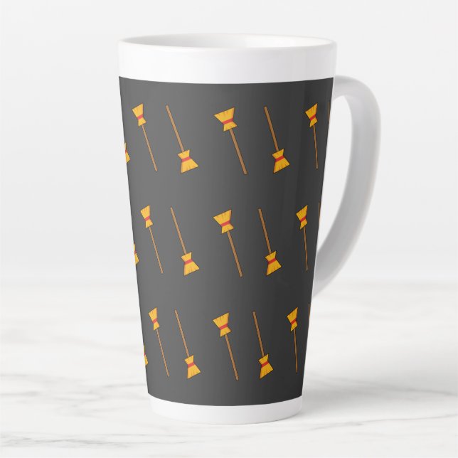 Tasse Latte Salle de sorcière (Angle droit)