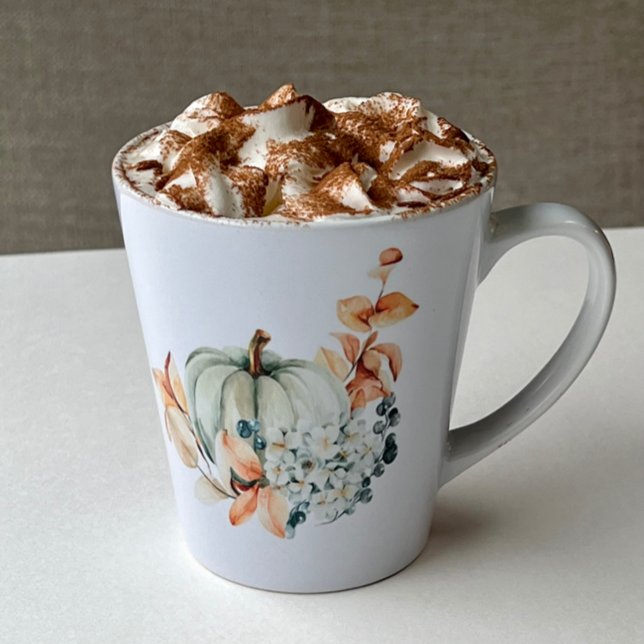 Tasse Latte Salope D'Automne Cosy Du Citrouille De Thanksgivin (Créateur téléchargé)