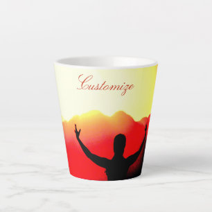 Tasse Latte Salutation de danseur Sunrise Thunder Cove