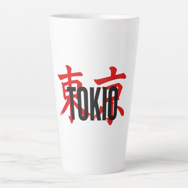 Tasse Latte samouraï de Tokio (Devant)