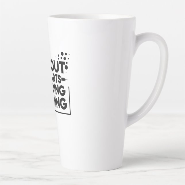 Tasse Latte Sans Mes Fesses, Je Ne Fais Rien (Droite)
