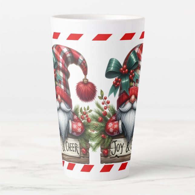 Tasse Latte Santa Gnome (Devant)