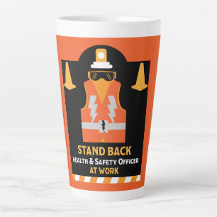 Tasse Latte Santé Et Sécurité Drôle NEBOSH Officier