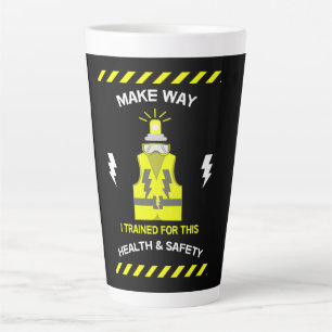 Tasse Latte Santé Et Sécurité Drôle NEBOSH Officier Latt