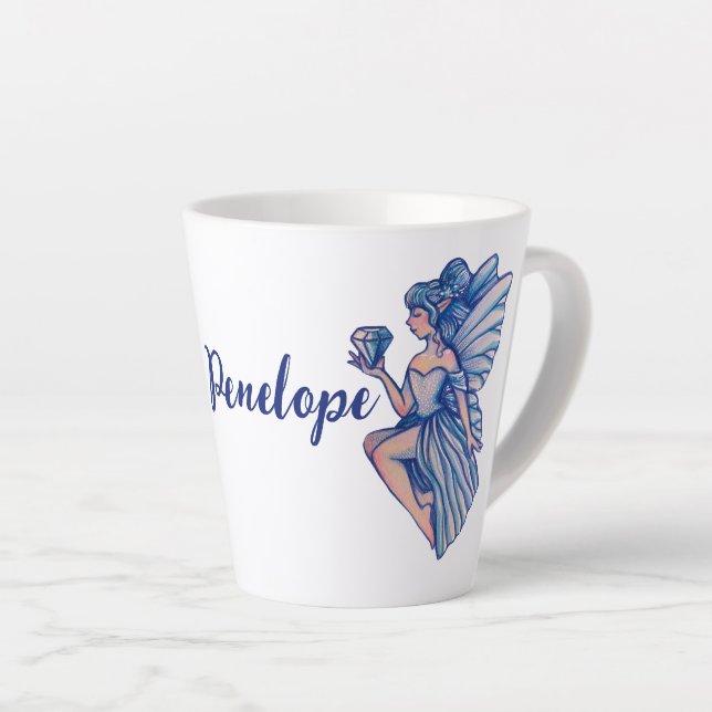 Tasse Latte Sapphire Fairy (Angle droit)
